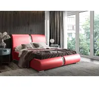 PRATO T1 łóżko tapicerowane 120x200 ze stelażem i pojemnikiem
